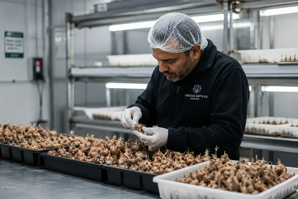 indoor saffron farming Chandigarh