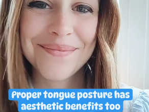 Aesthetic Benefits of Nasal Breathing with Tongue Up.