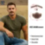 Thumbnail: Fake Beard Trimmable and No Itching Fake Mustache Realistic Faux Facial Hair for