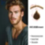 Thumbnail: Fake Beard Trimmable and No Itching Fake Mustache Realistic Faux Facial Hair for