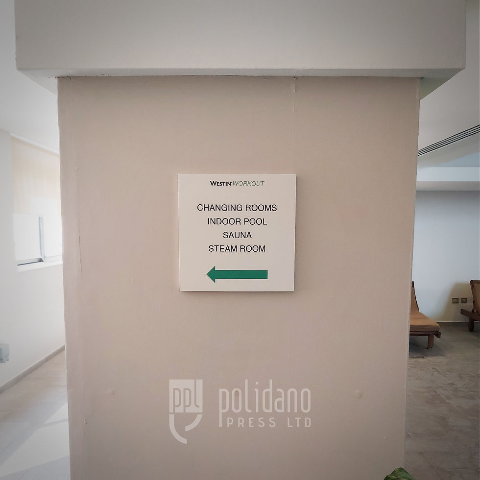 Westin Direction Signage