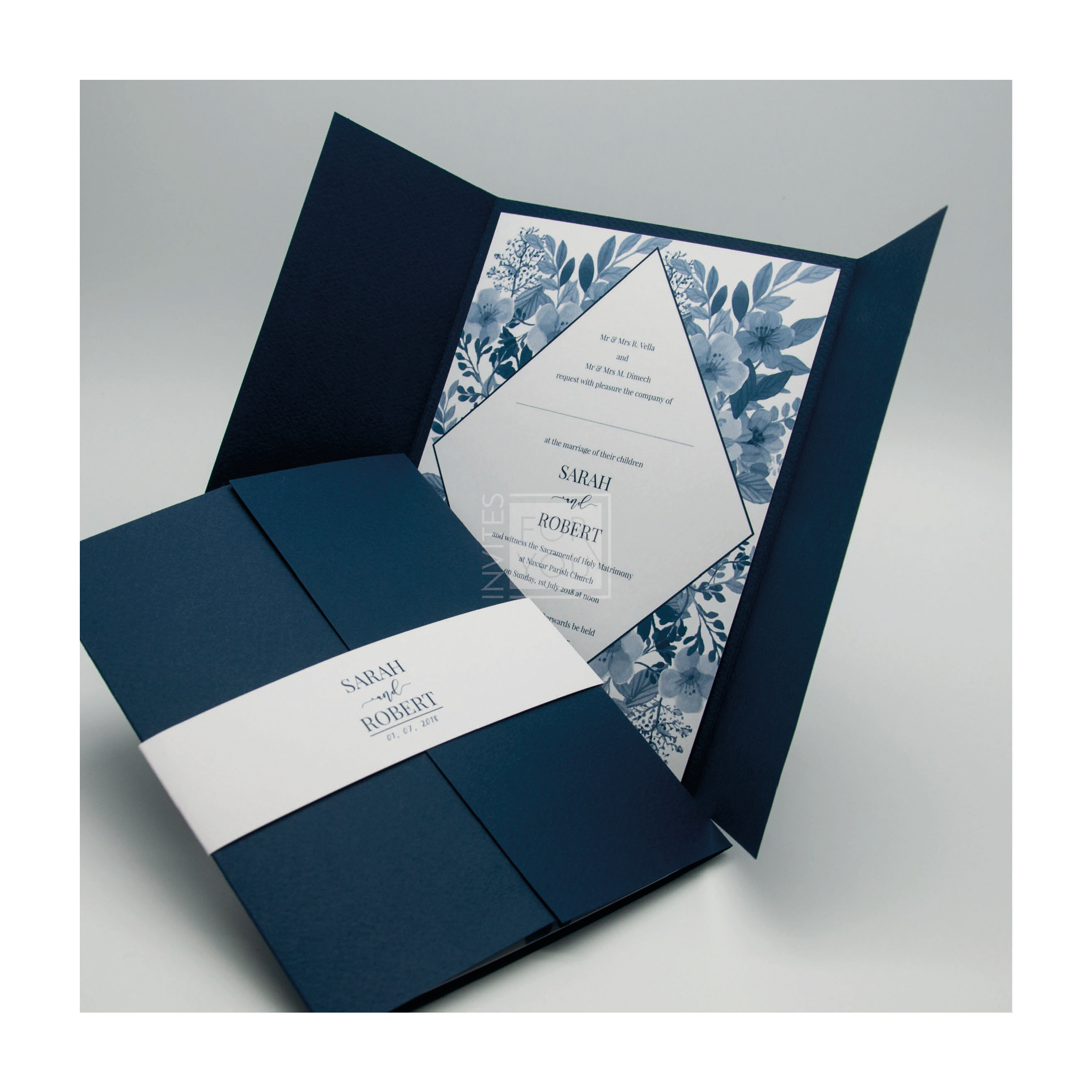 Pocket Fold Invites