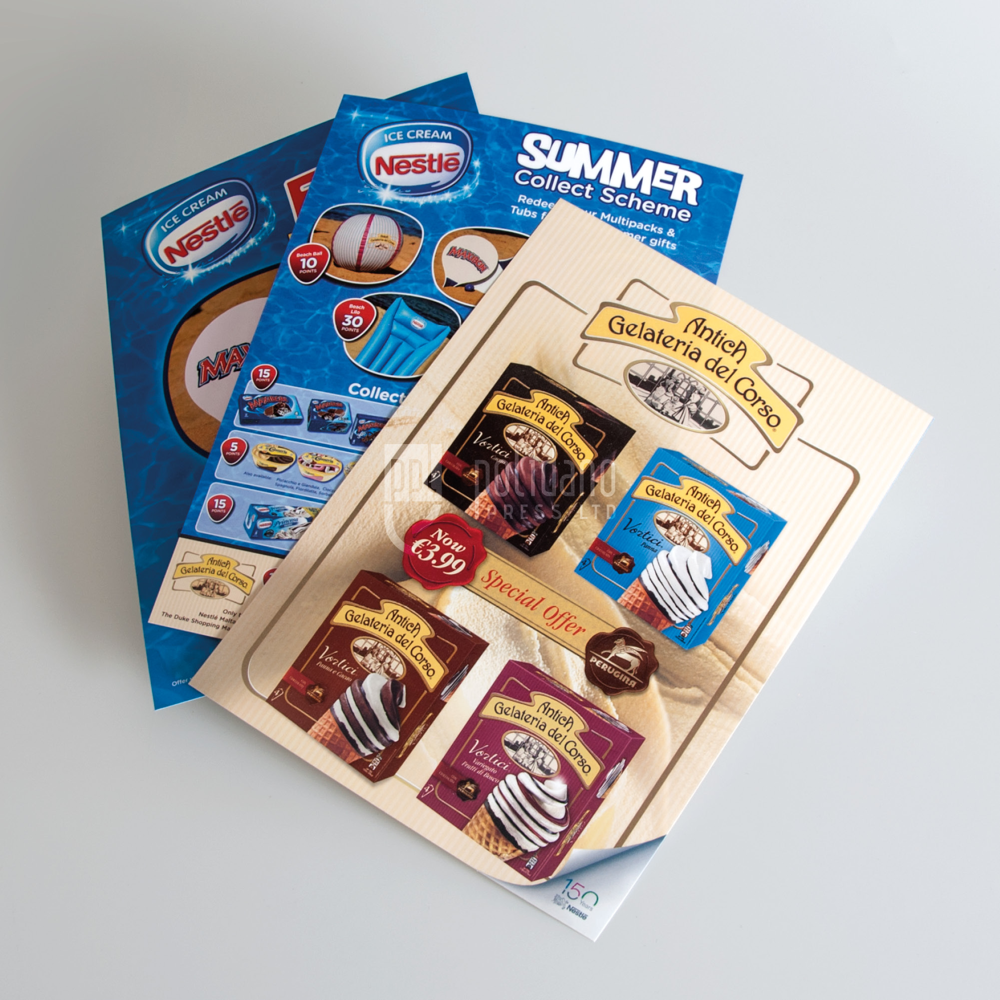 Ice cream stickers