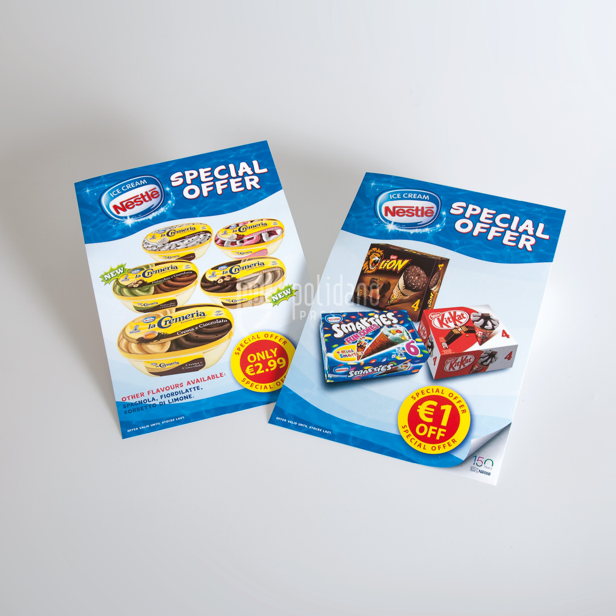 Freezer type stickers