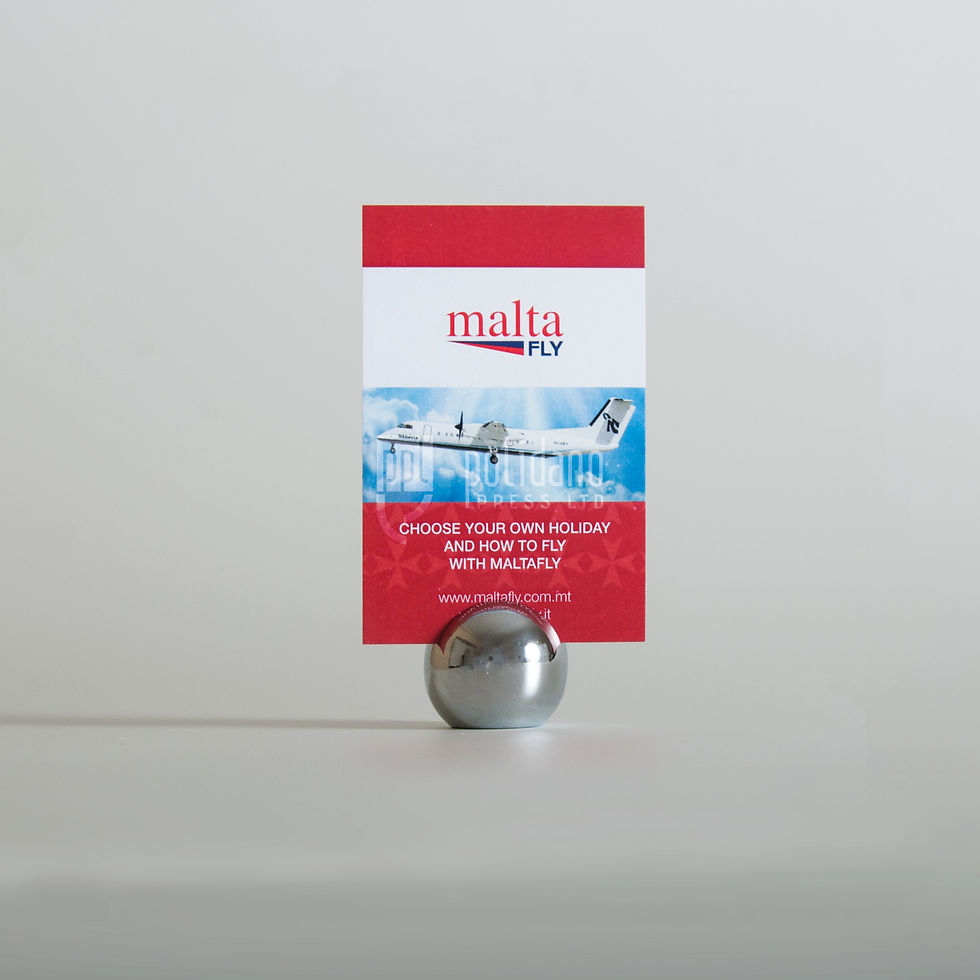 Malta Fly business cards
