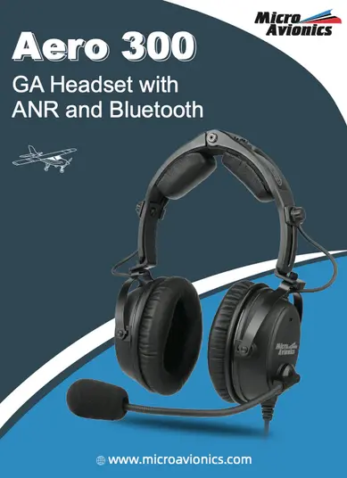 Headset MicroAvionics ANR /Bluetooth G.A