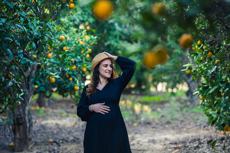 צילומי היריון באווירה טבעית ופשוטה
