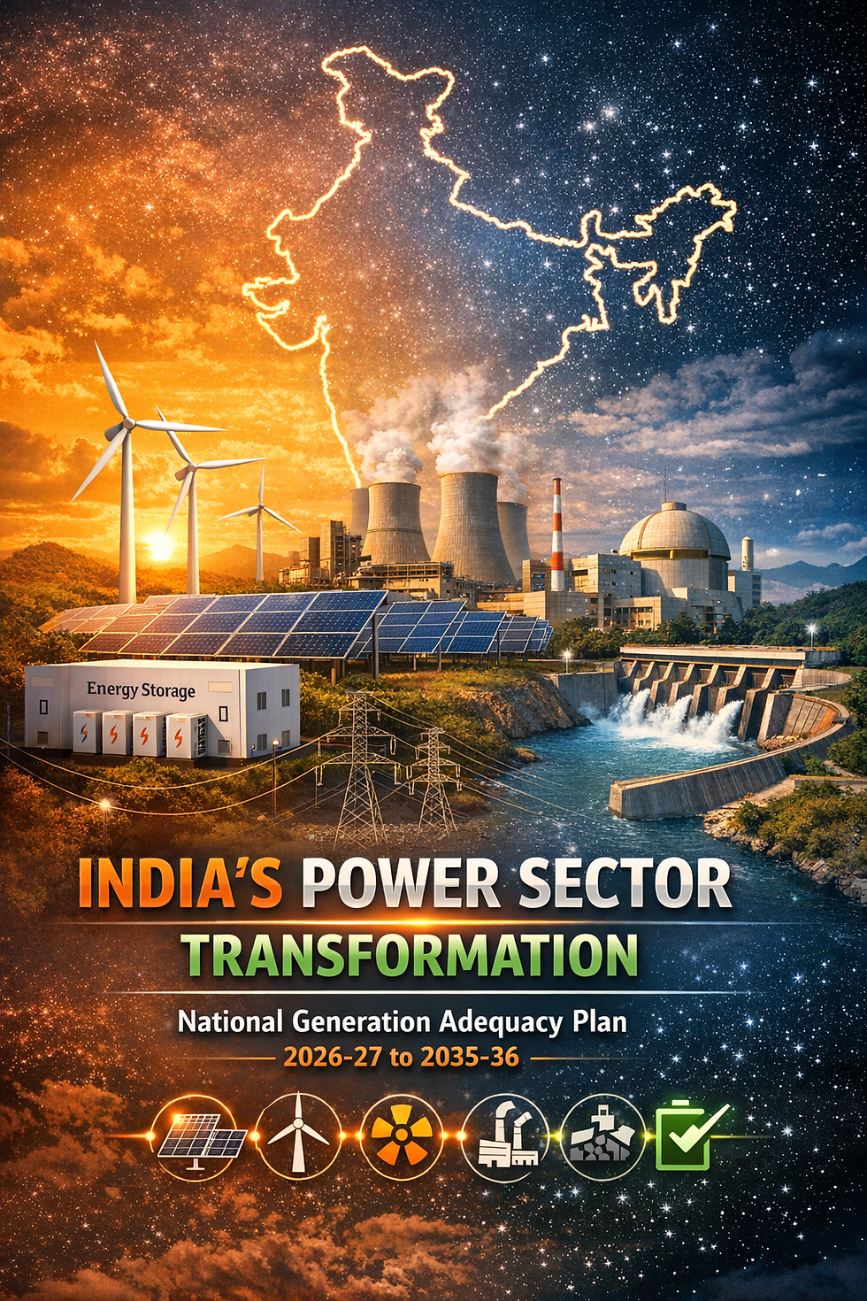 India’s Power Sector: CEA’s Generation Adequacy Plan Charts a 10‑Year Clean Energy Transition