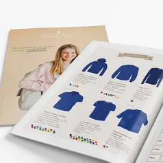 Catalogue produit, design graphique, mise en page, brochure entreprise