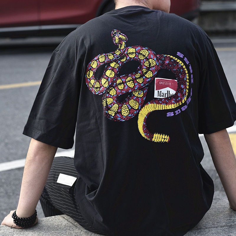 Miniatura: Men's Summer Round Neck Cotton T-Shirt (Short Sleeve)