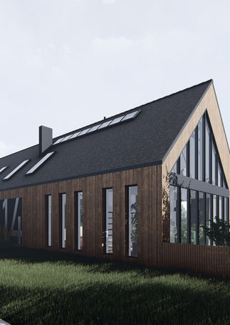 Wizualizacja projektu domu jednorodzinnego