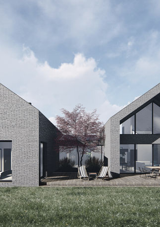 Wizualizacja projektu domu jednorodzinnego