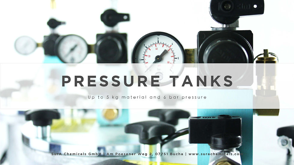 Material pressure tanks