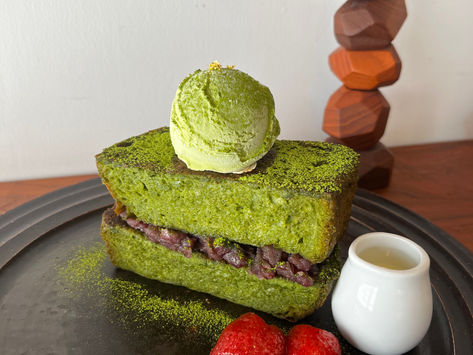 濃厚抹茶のフレンチトースト