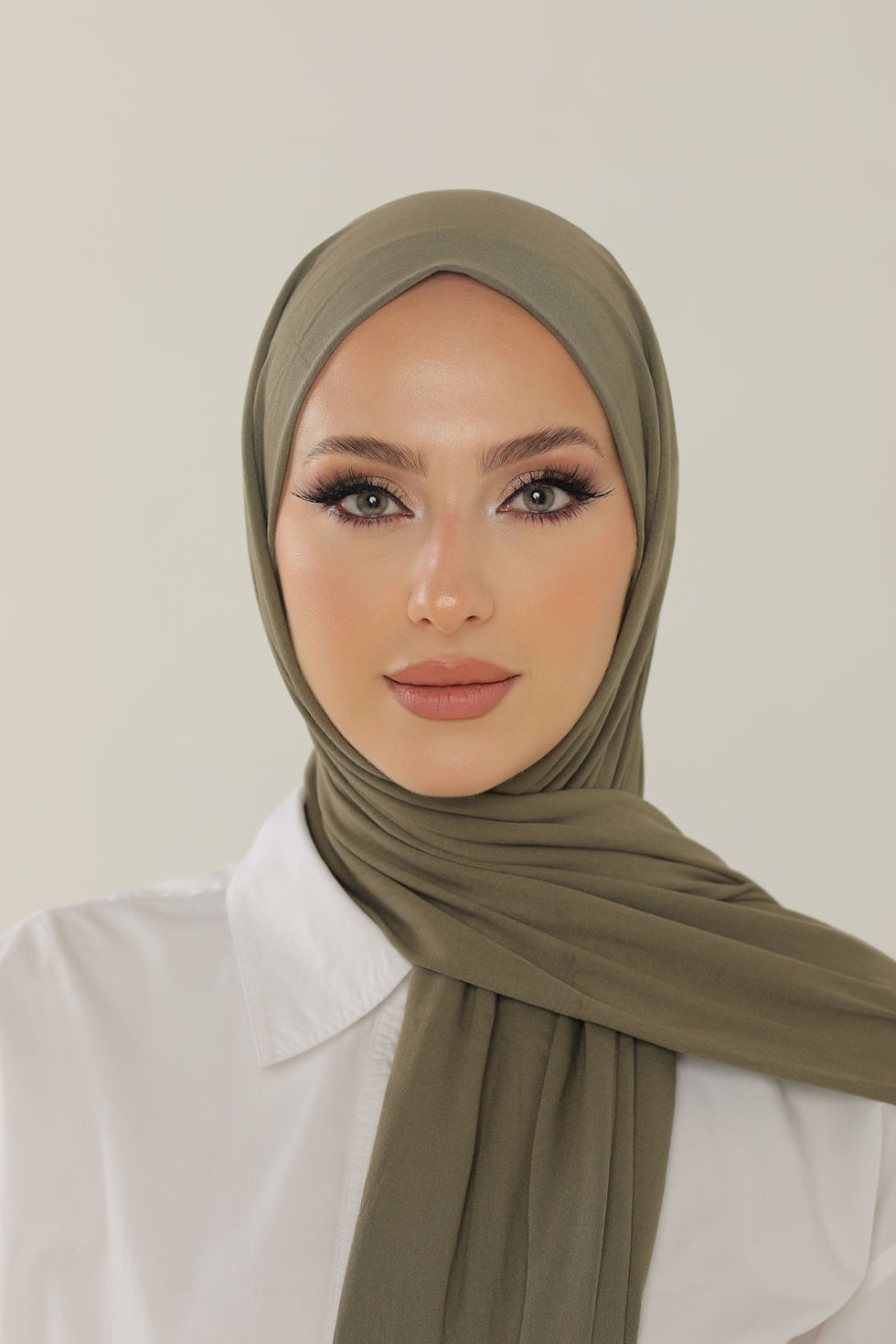 Thumbnail: Kekik Yeşili Luxury Penye Şal