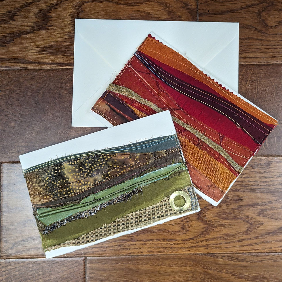 Sewn Landscape design stationery