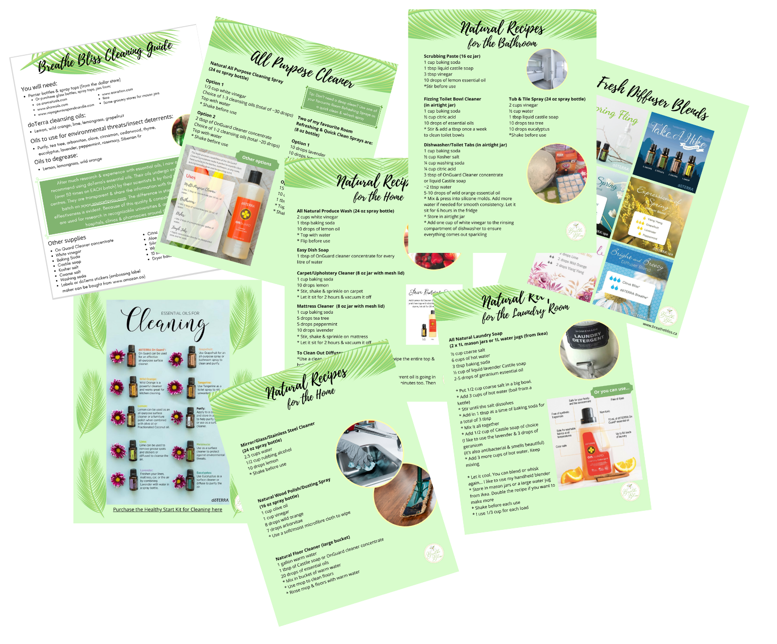 Full Home Essential Oil Cleaning Guide