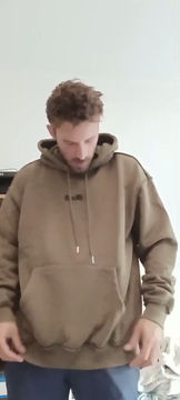 Miniatura: Hoodie Kaki/Black Emperor Moth