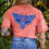 Miniature : T-Shirt Oversized Emperor Pêche et Bleu