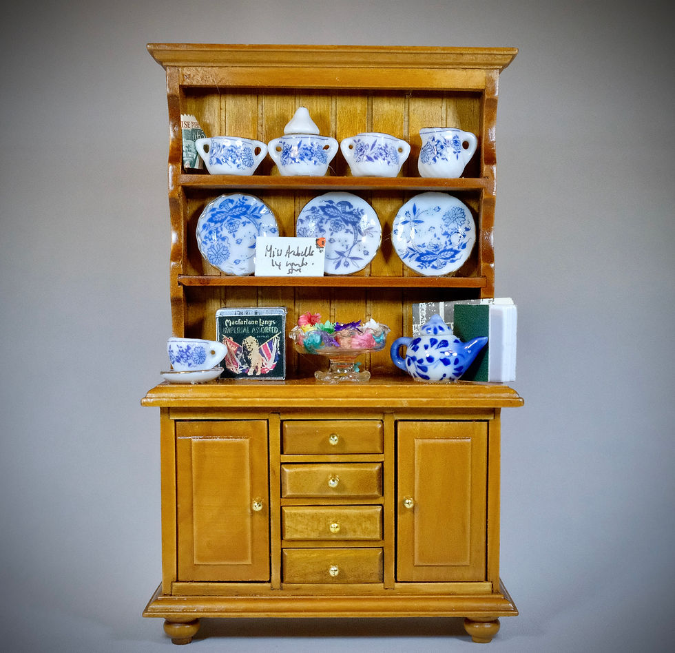 Curated Dolls house Furniture 1:12 scale dresser