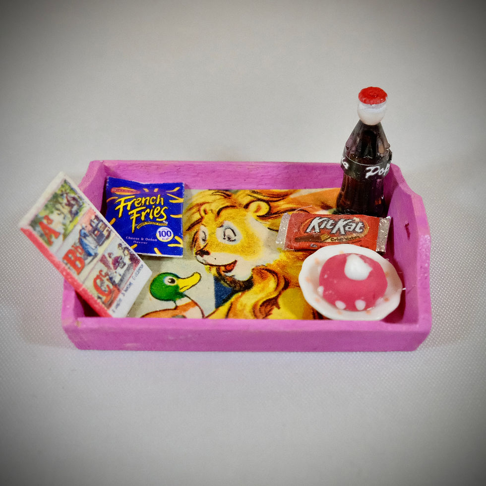 Thumbnail: Curated Dolls house 1:12 scale food tray