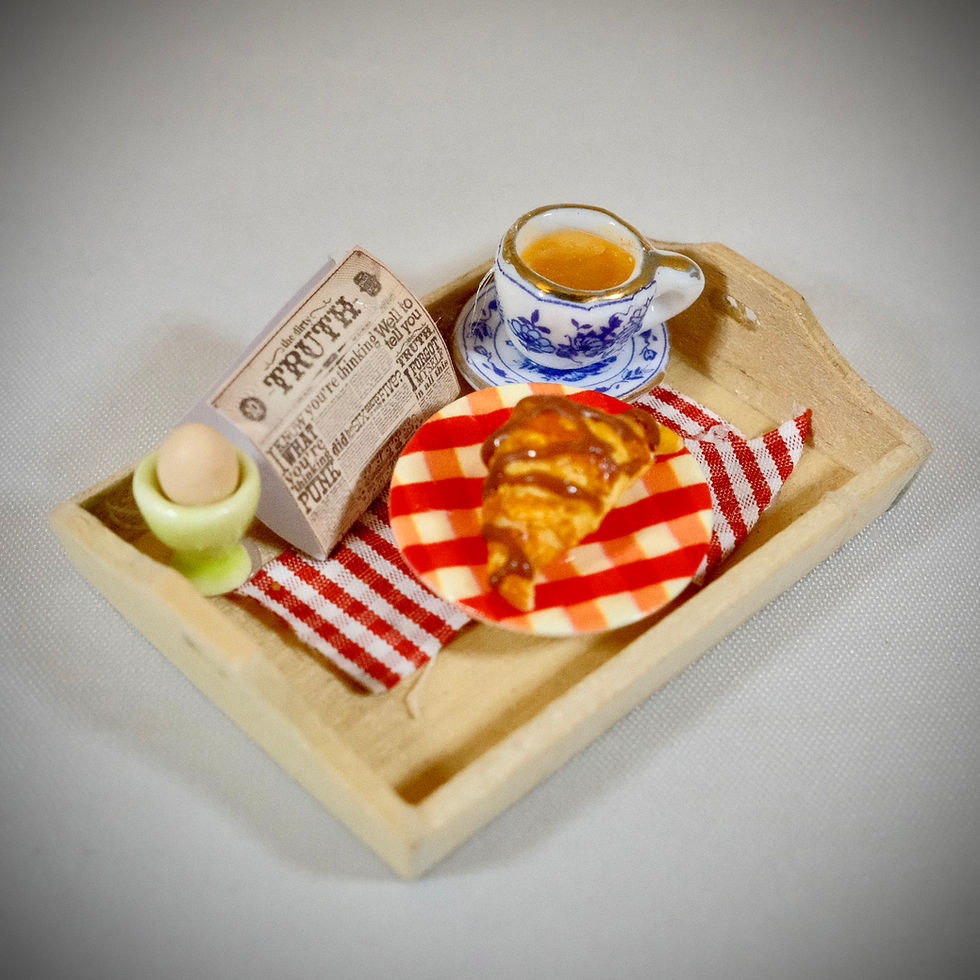 Thumbnail: Curated Dolls house 1:12 scale food tray