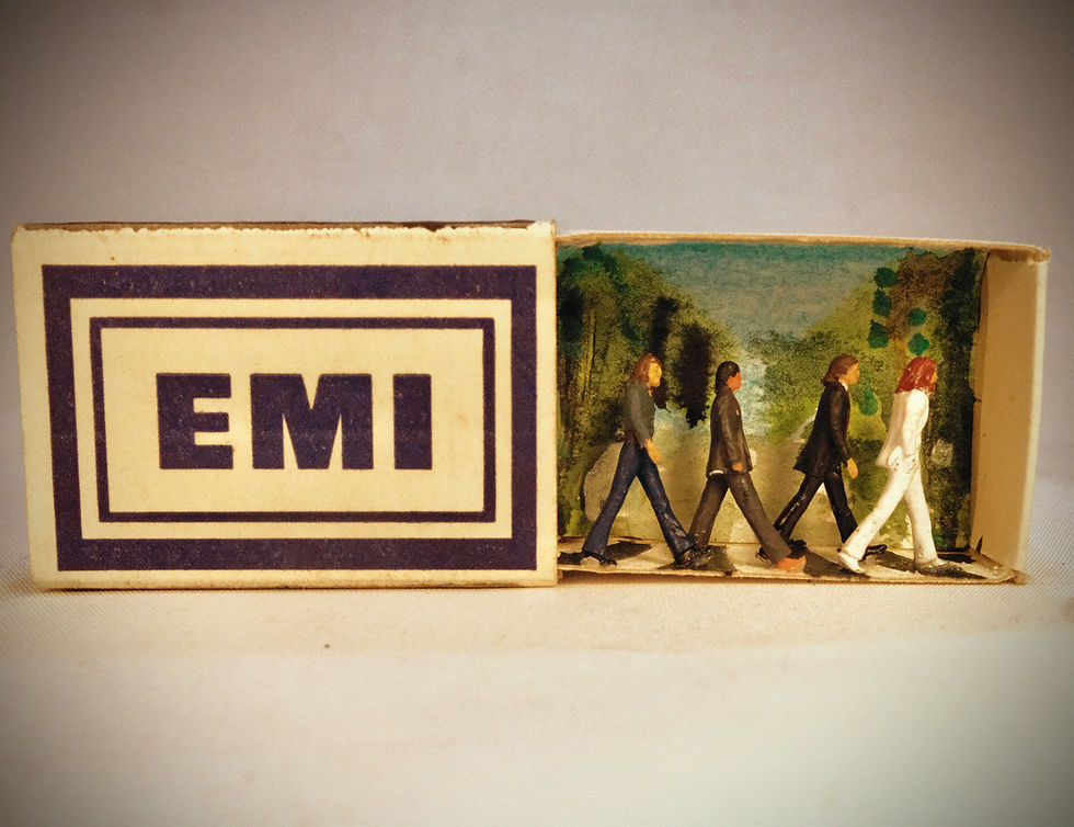 The Beatles Abbey Rd Matchbox diorama