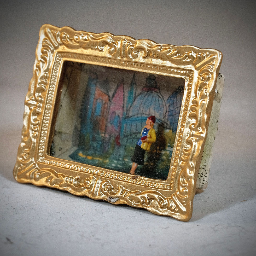 Thumbnail: Miniature deep framed dioramas artist Sophy Smith