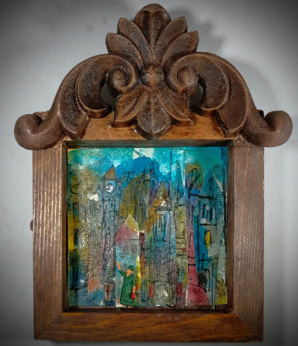 Thumbnail: Original diorama in watercolour painting