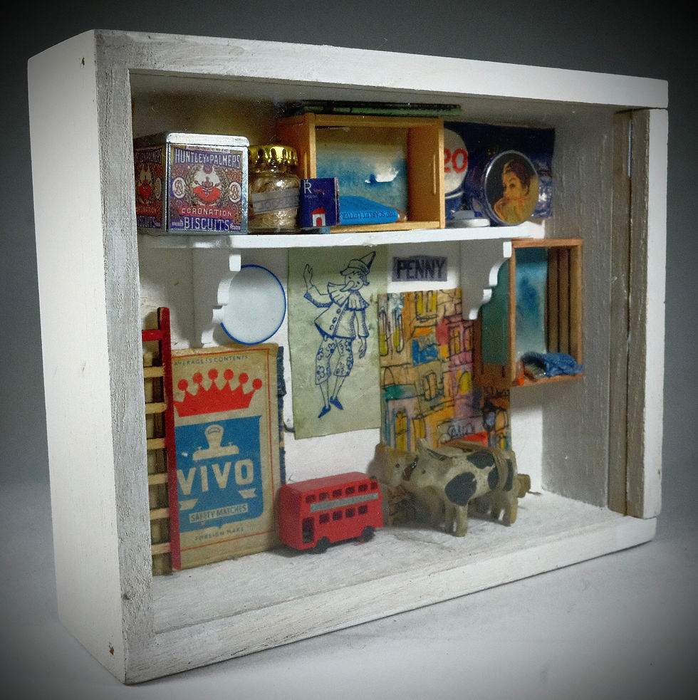 Thumbnail: Bespoke glass-fronted shadow box