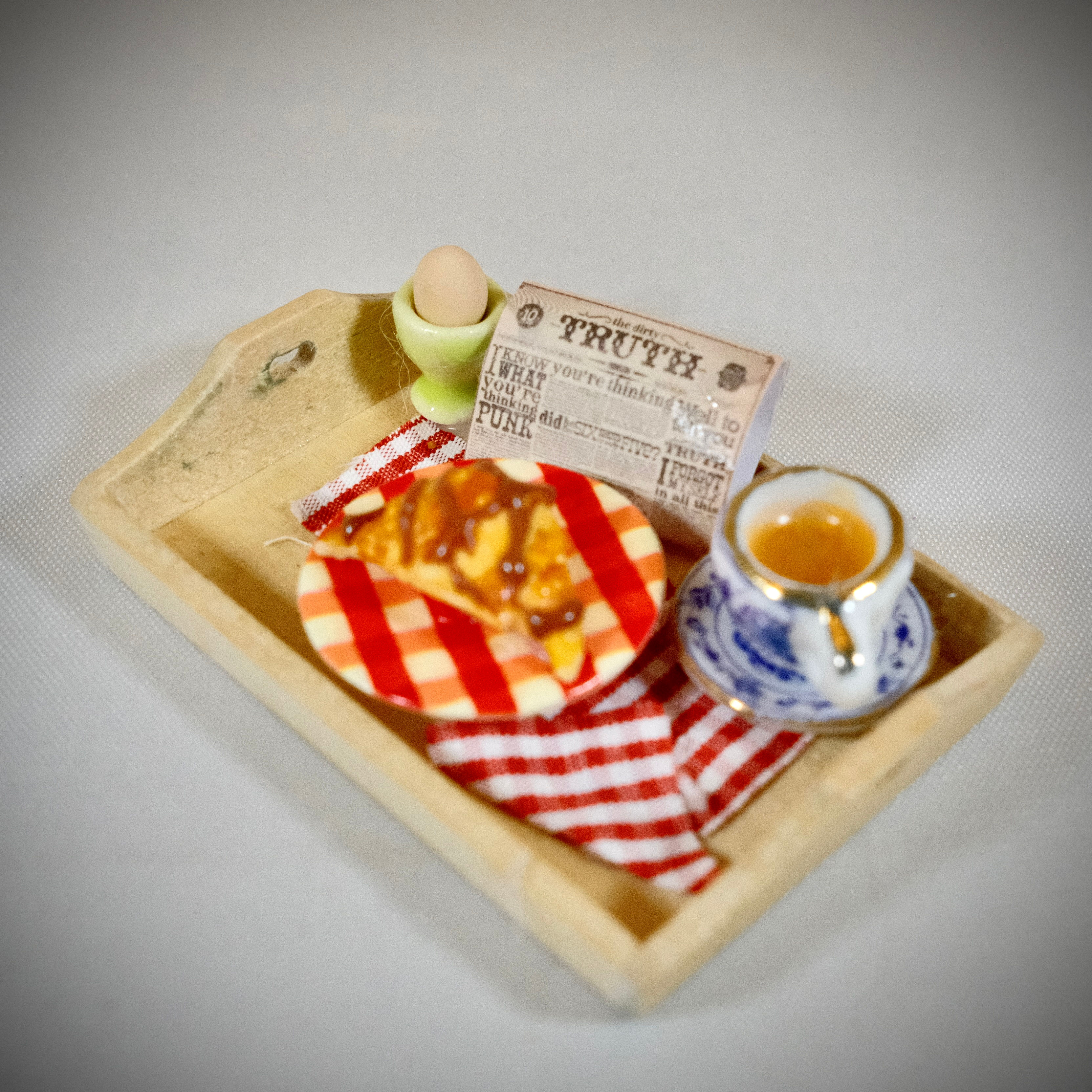 Curated Dolls house 1:12 scale food tray