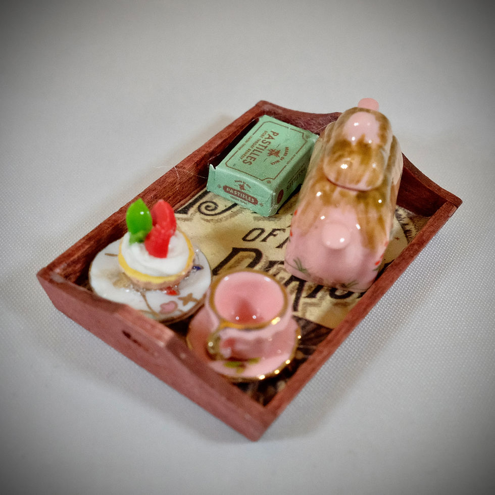 Thumbnail: Curated Dolls house 1:12 scale food tray
