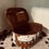 Thumbnail: Tooled Leather Cowhide Makeup Bag 