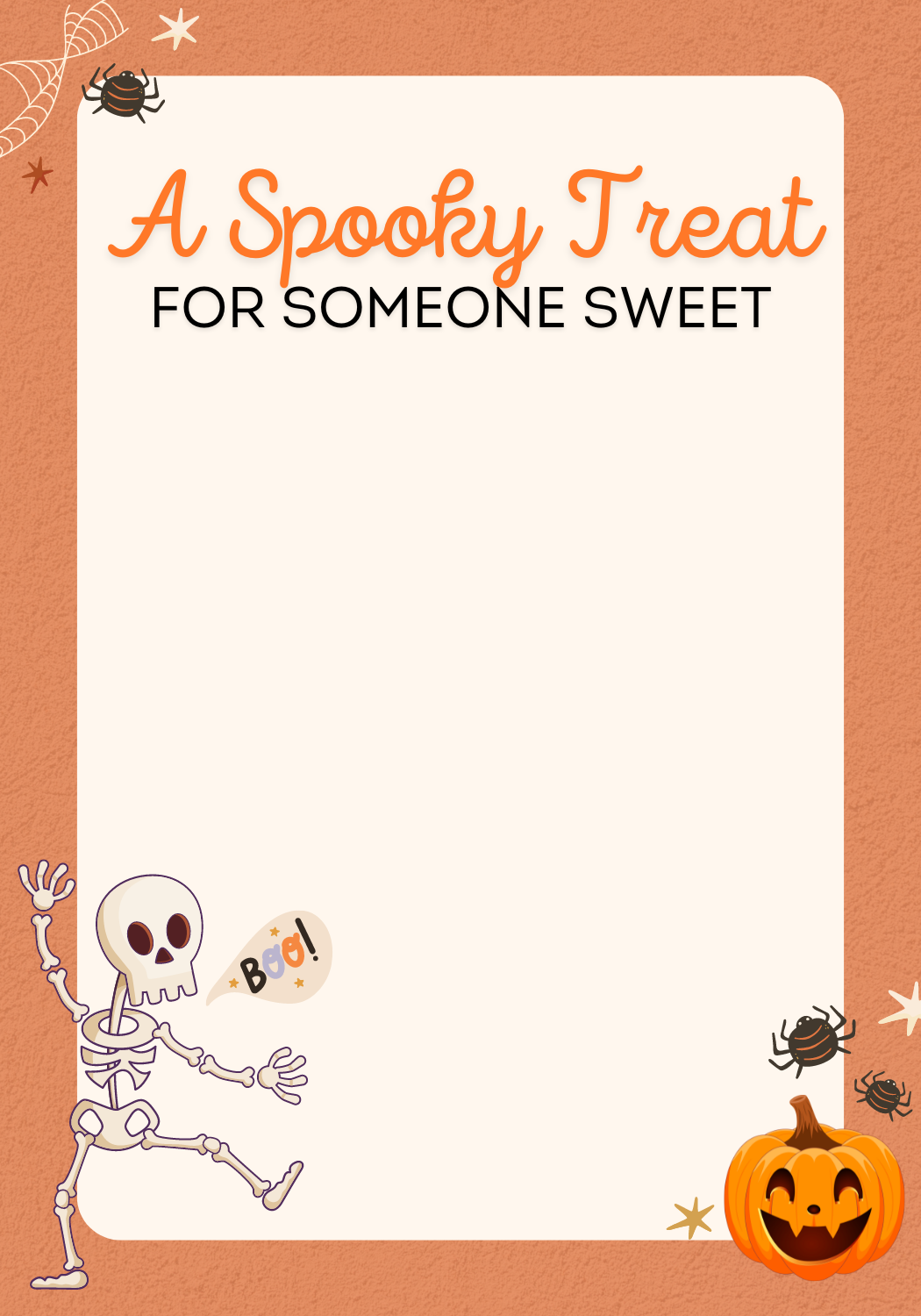 Spooky Treat Cookie Card