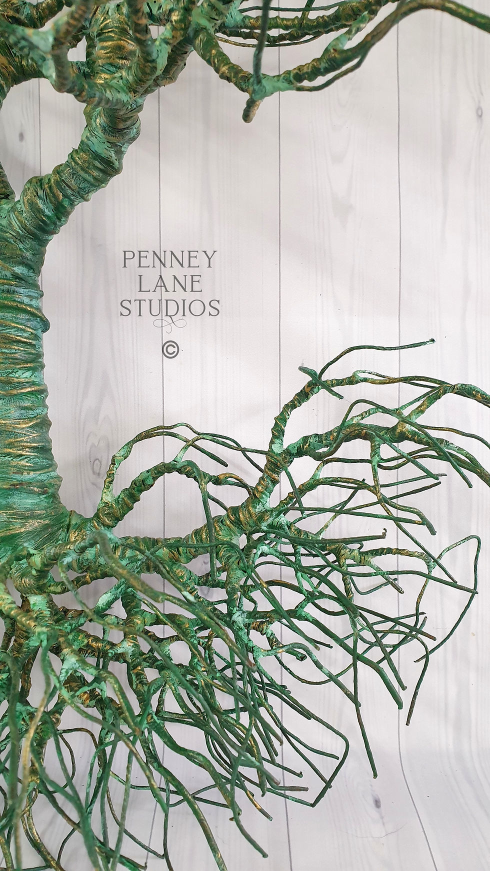 Thumbnail: 'GREEN VERDIGRIS TREE'