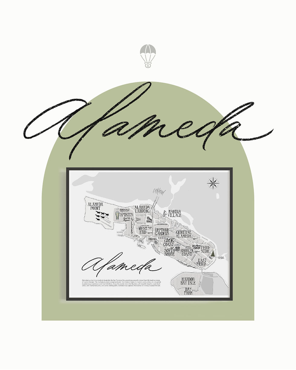 Thumbnail: Alameda, CA (2 Color Options)