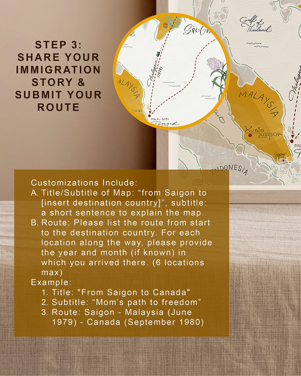 Thumbnail: From Saigon to America Map - Refugee Story Map
