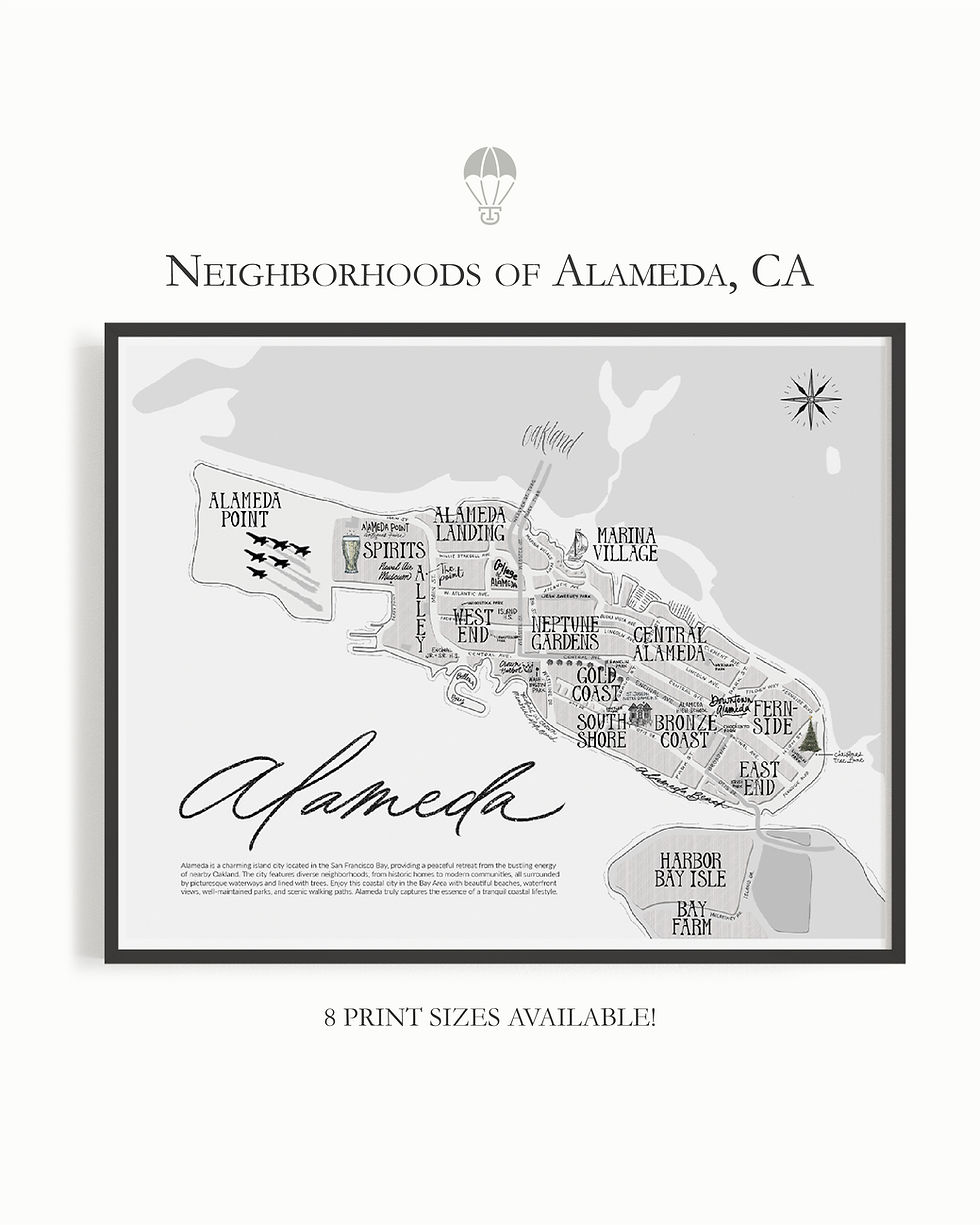 Thumbnail: Alameda, CA (2 Color Options)