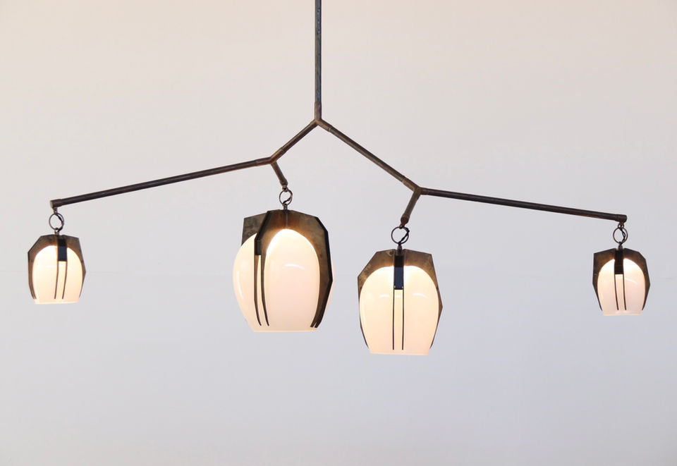 Brass custom lighting design deco industrial lost profile studio furniture glass lights chandelier designer lamp mirror sconce aged bronze