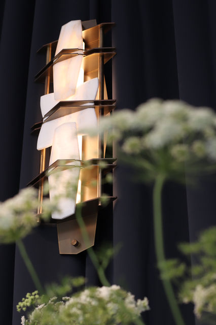 Brass Glass onyx lighting light design furniture custom contemporary modern interior milan 