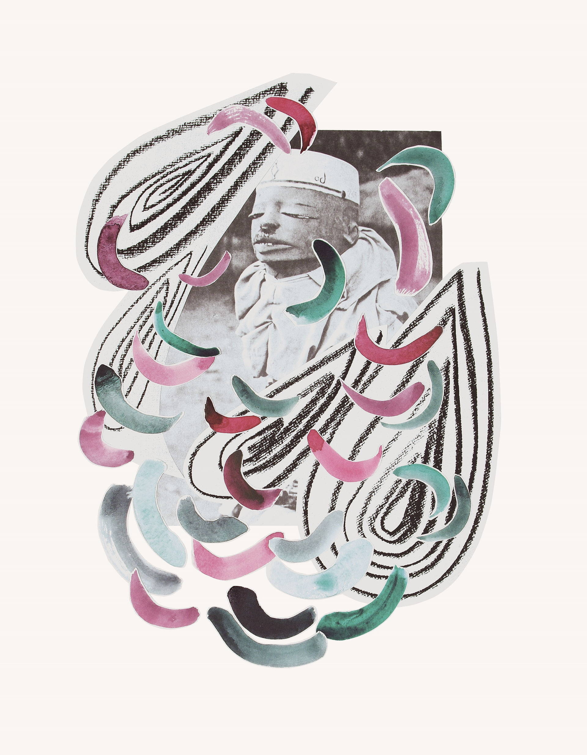 Redux, Larita Engelbrecht, Mixed Media Collage on Paper, 48 x 37cm (2333x3000)