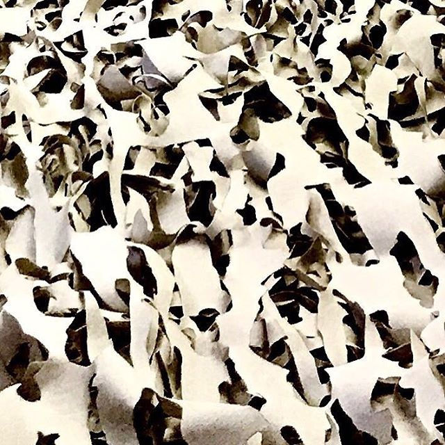 _shanyart makes economical use of the antique canvas she uses to create her cut out figures _circacapetown