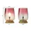 Thumbnail: Hand Blown Glass and Wood Accent Lamp