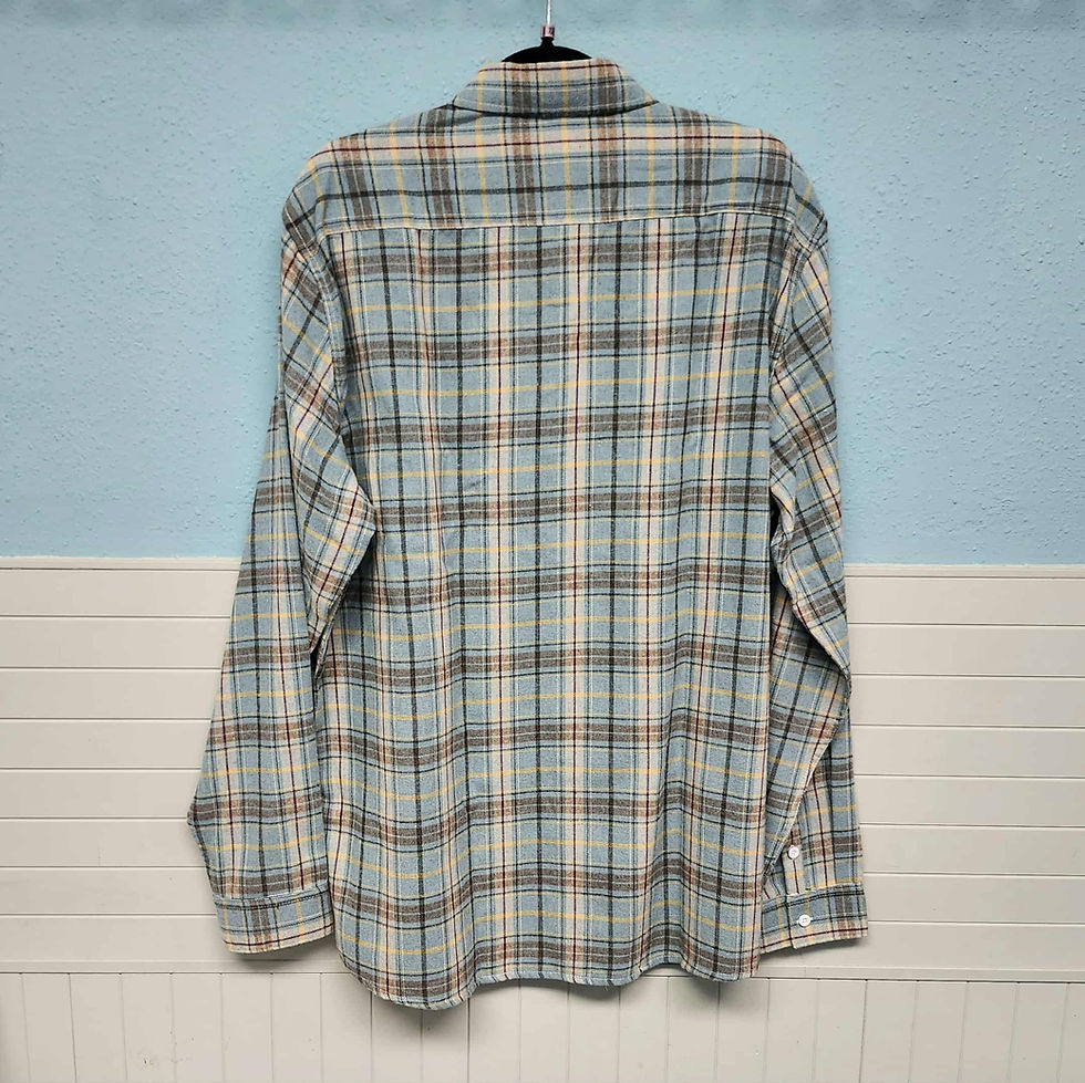 Thumbnail: Blue Plaid Button Shirt