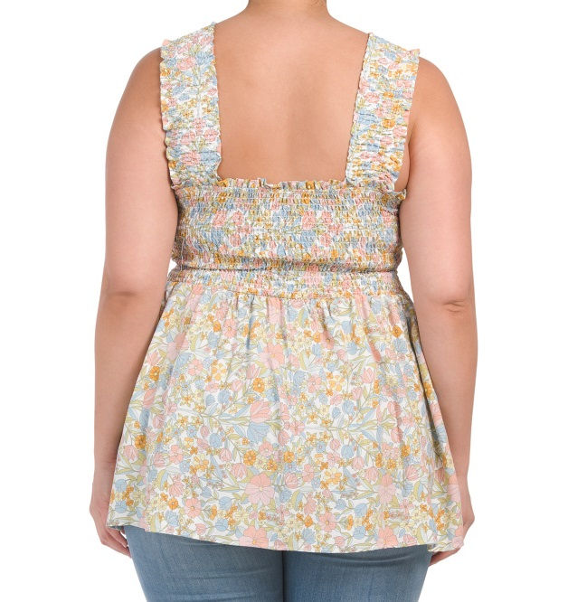Thumbnail: Floral Smocked Tank