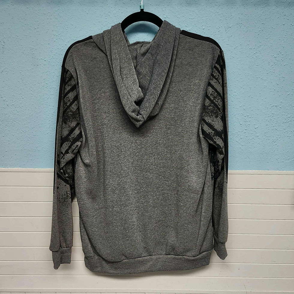 Thumbnail: Grey with Black Splatter Hoodie