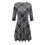 Thumbnail: Grey Plaid 1/2 Sleeve Dress