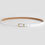 Thumbnail: White Skinny Belt - M