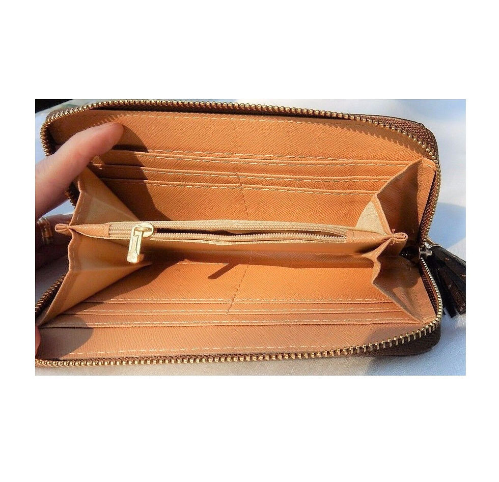 Thumbnail: Bronze Zigzag Wallet