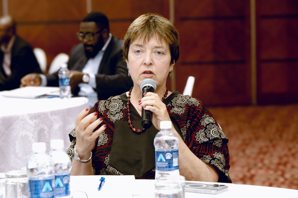 Betty Wilkinson speaks at the FSD Geospatial Meeting.jpg
